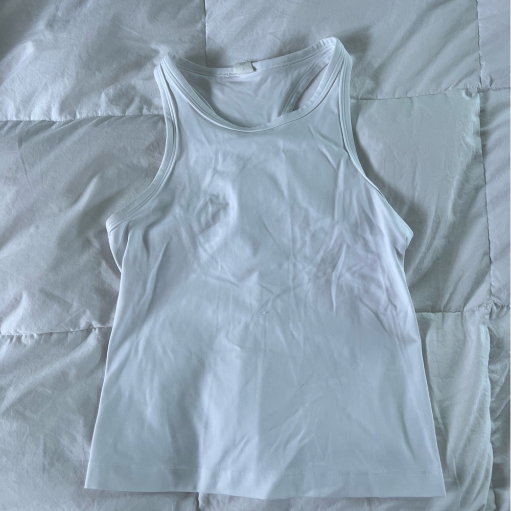 lululemon align waist length tank in white